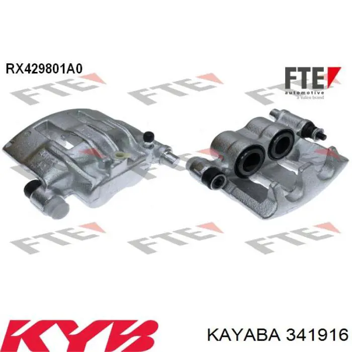 341916 Kayaba Амортизаторы задние