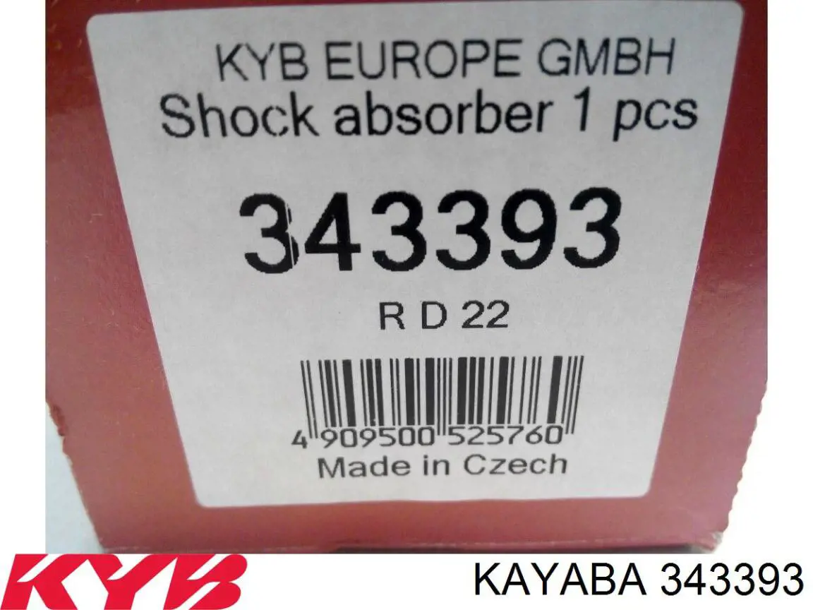 Стойка амортизатора задняя Kayaba 343393 цена, от 29.23 USD