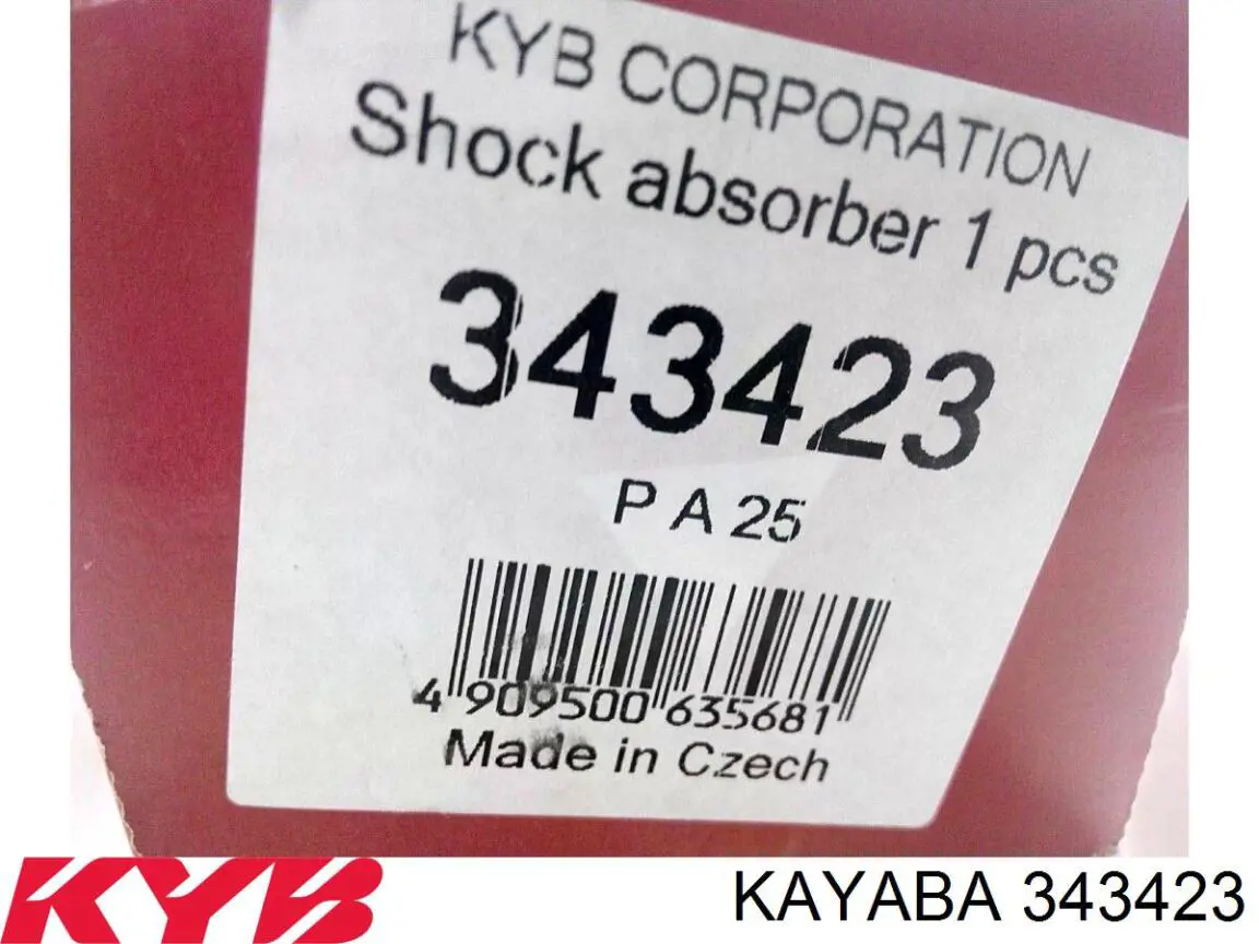 Амортизатор задний 343423 Kayaba