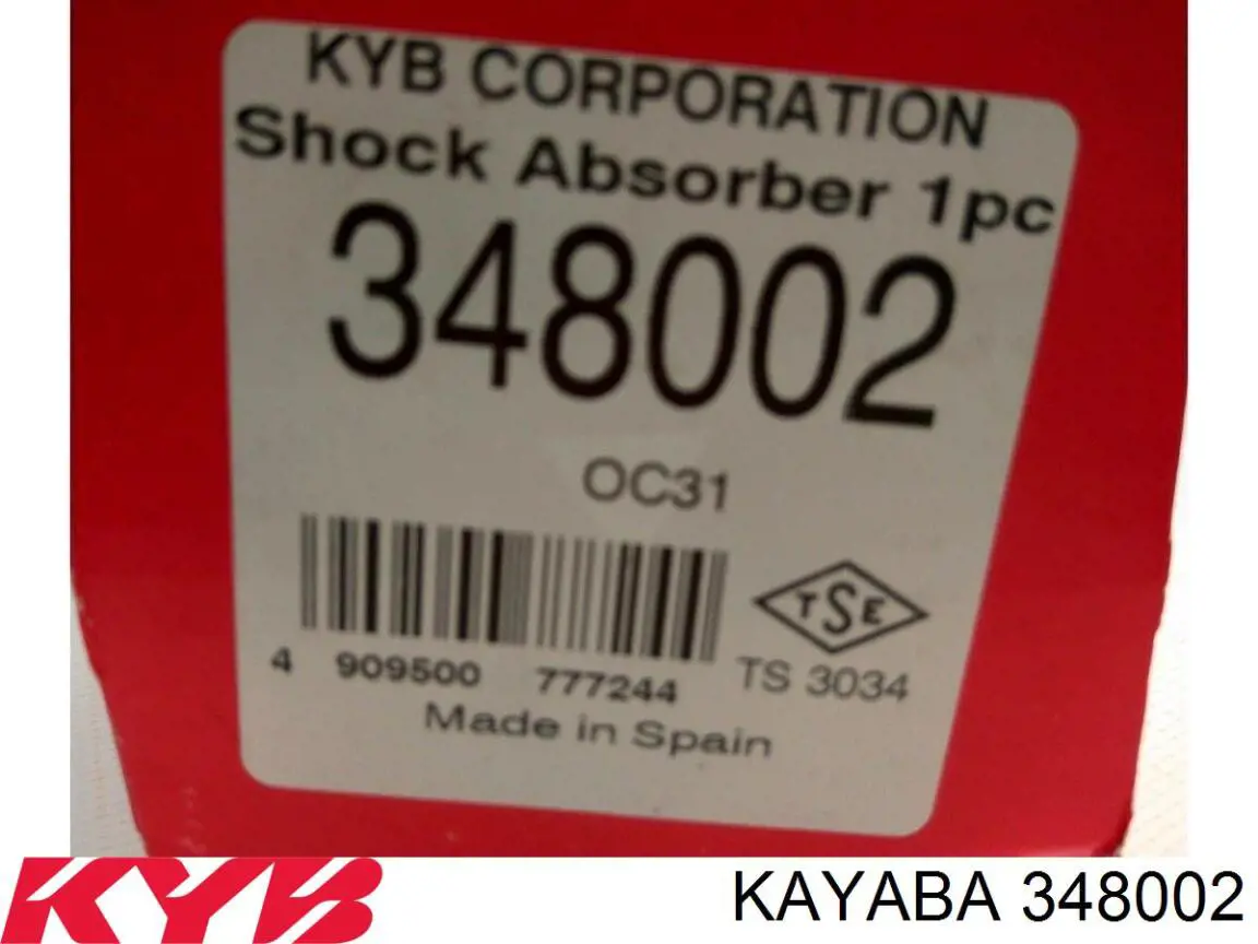 Стойка амортизатора задняя Kayaba 348002 цена, от 47.29 USD