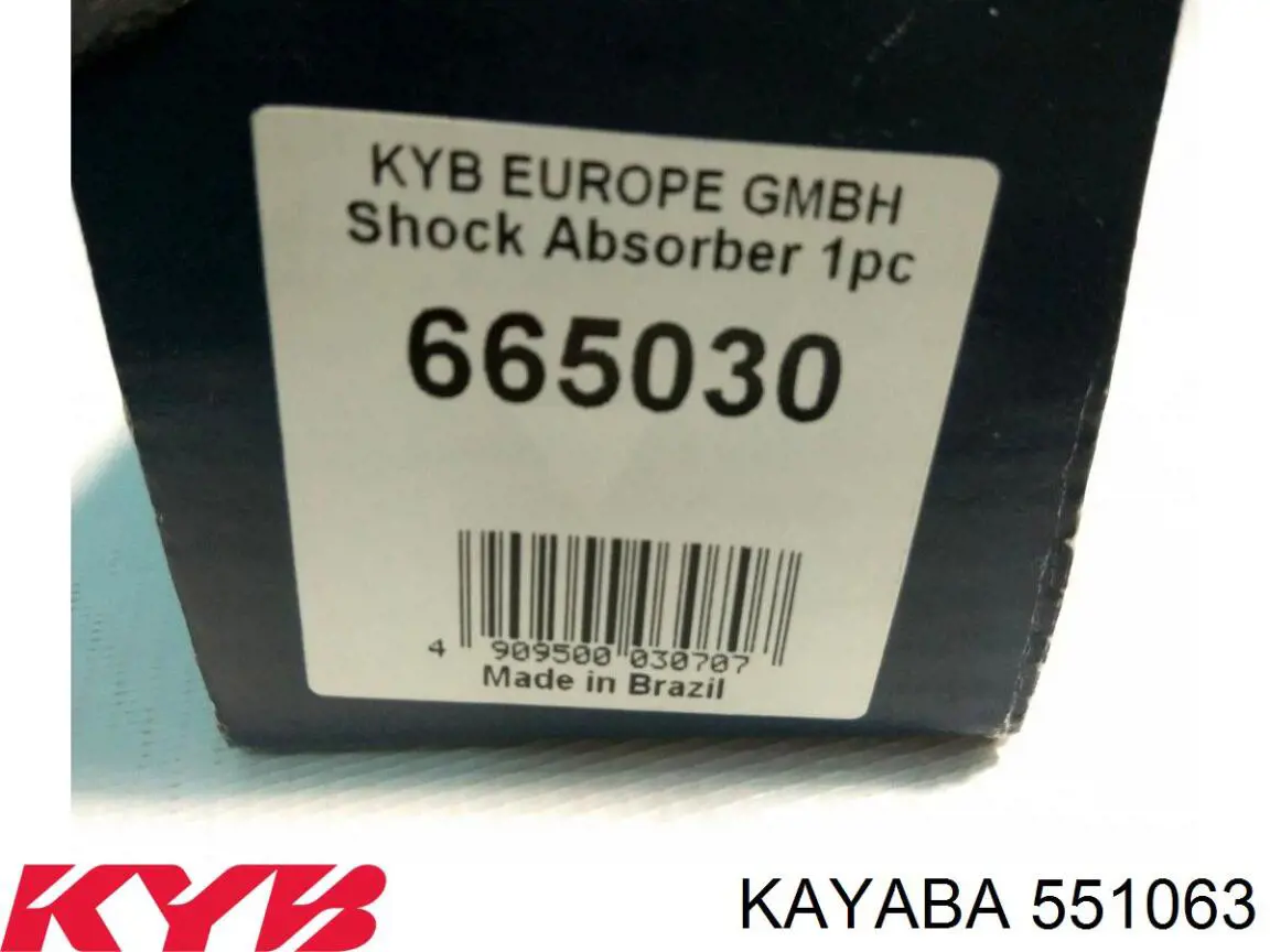 Задний амортизатор Kayaba 551063