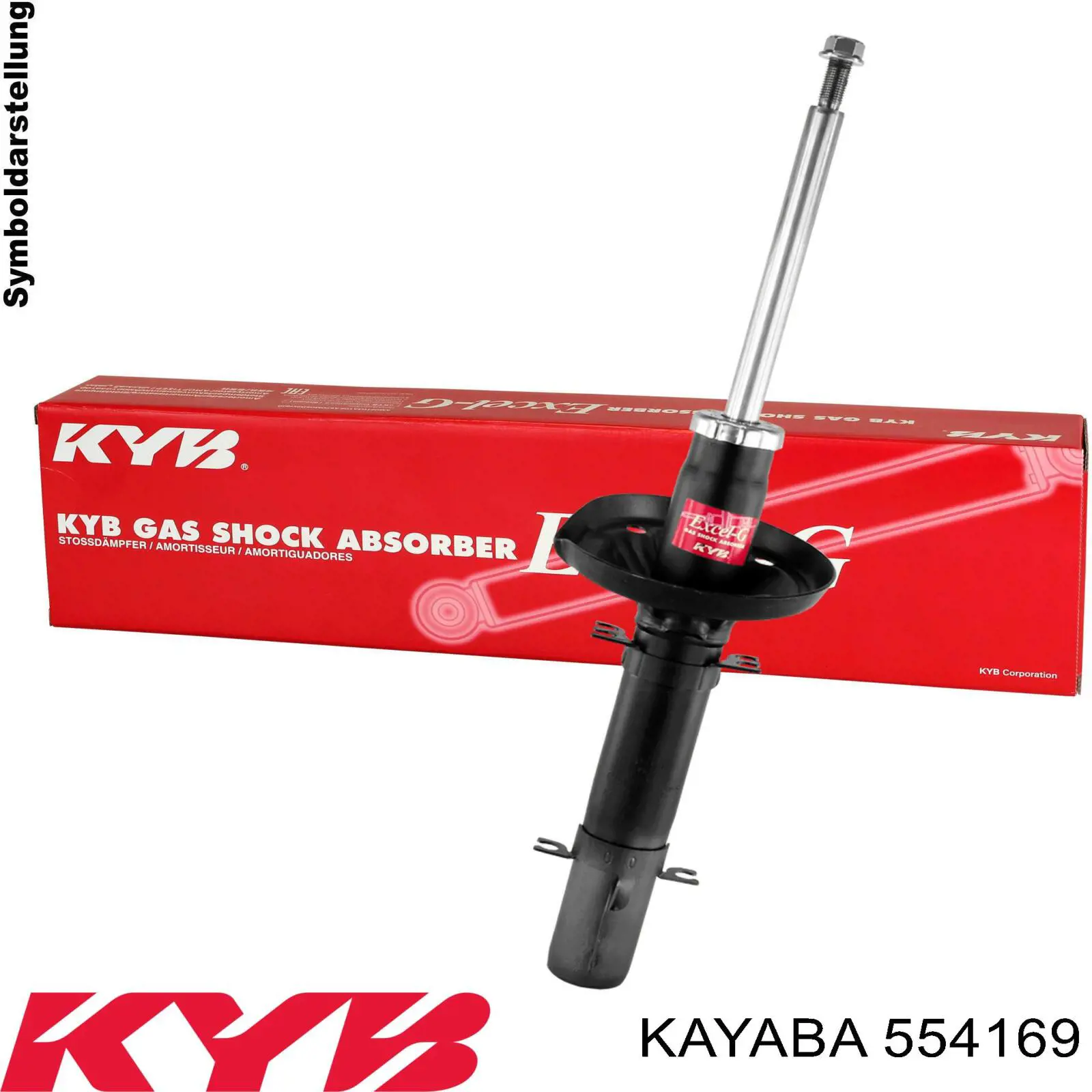 Amortiguador delantero 554169 Kayaba