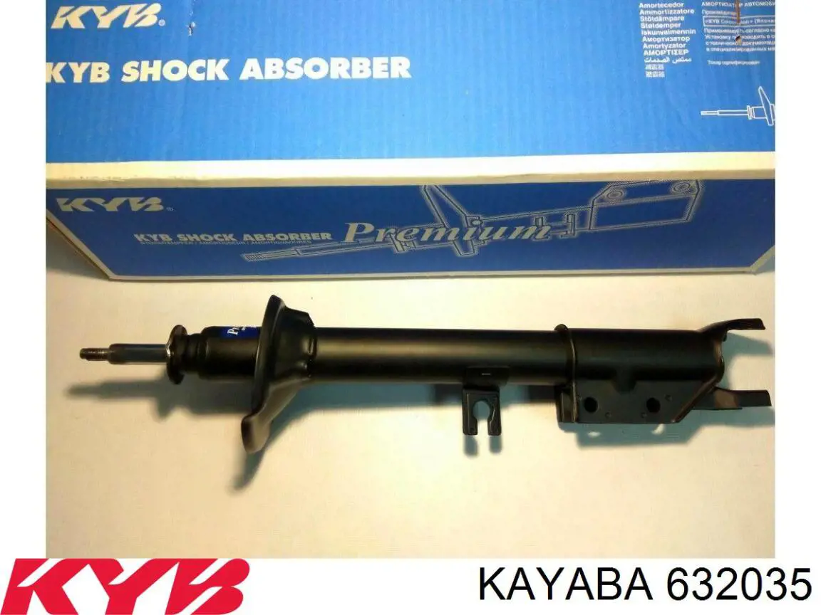 Amortiguador trasero izquierdo 632035 Kayaba