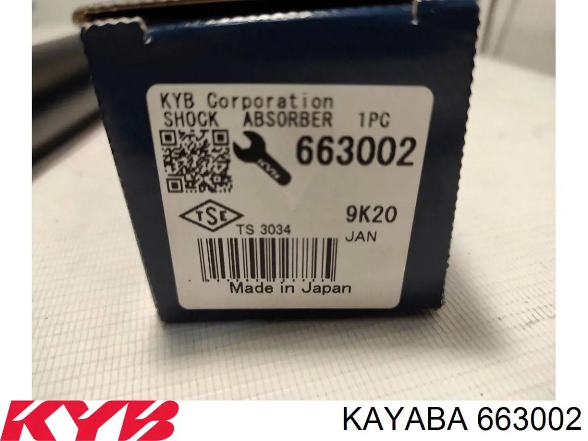 663002 Kayaba amortecedor dianteiro