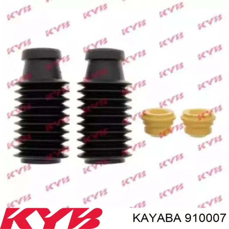 910007 Kayaba pára-choque (grade de proteção de amortecedor traseiro + bota de proteção)