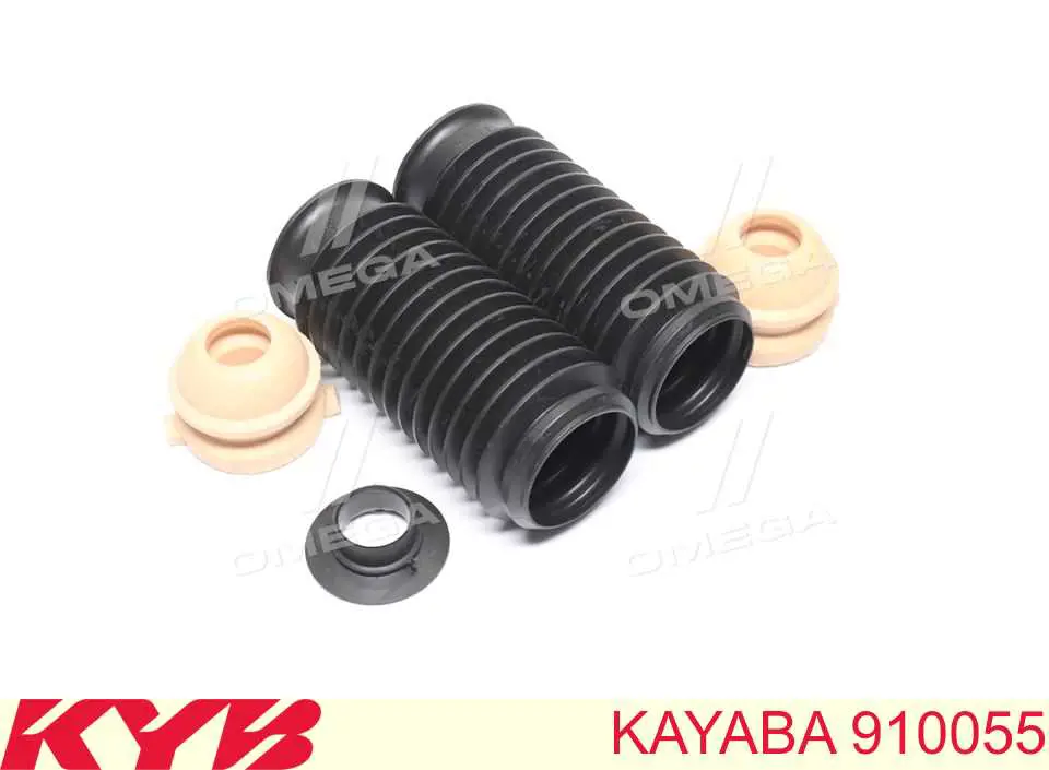 910055 Kayaba pára-choque (grade de proteção de amortecedor dianteiro + bota de proteção)