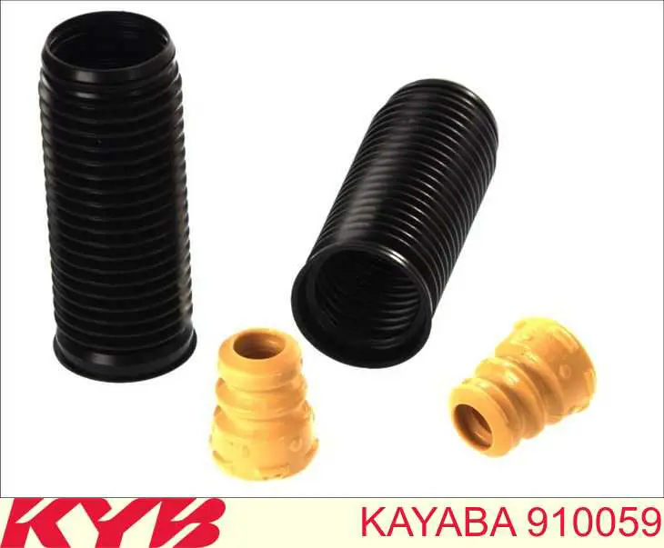 910059 Kayaba pára-choque (grade de proteção de amortecedor dianteiro + bota de proteção)