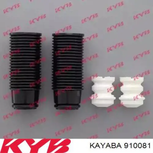 910081 Kayaba pára-choque (grade de proteção de amortecedor dianteiro + bota de proteção)