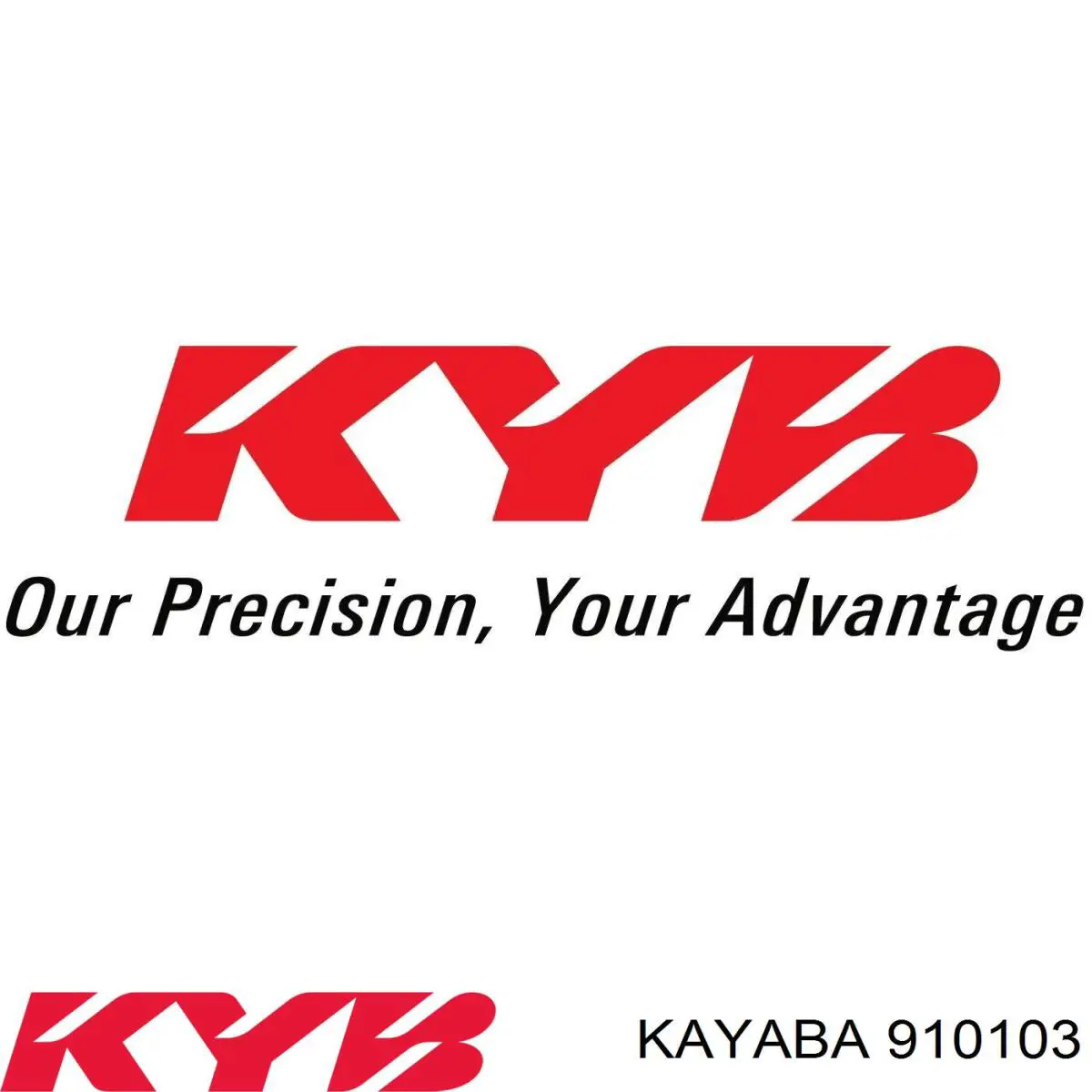 Tope de amortiguador trasero, suspensión + fuelle 910103 Kayaba