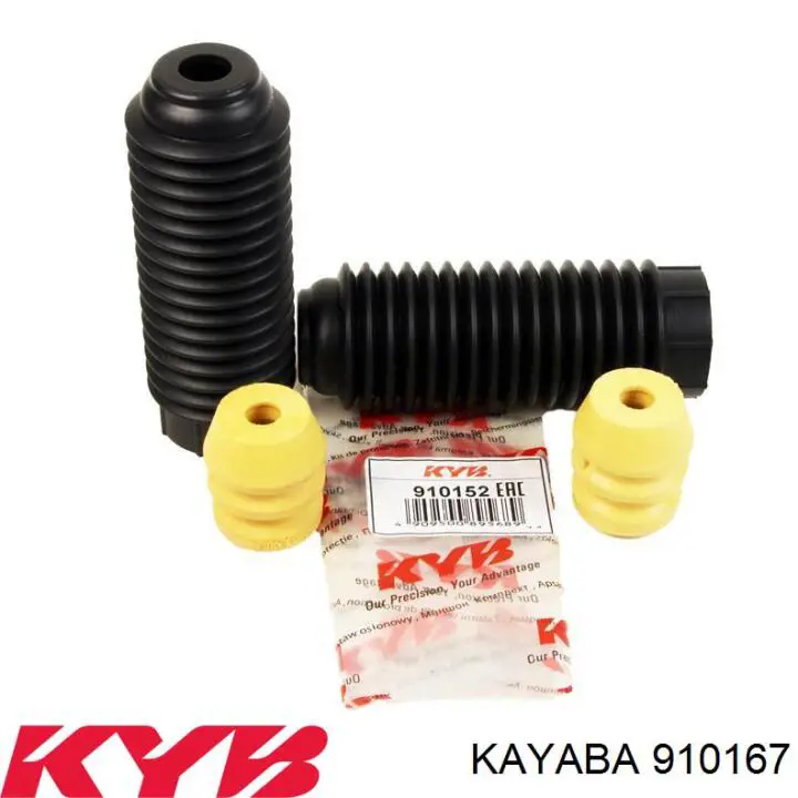 Tope de amortiguador trasero, suspensión + fuelle 910167 Kayaba