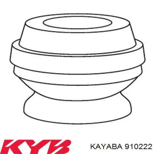 910222 Kayaba pára-choque (grade de proteção de amortecedor dianteiro + bota de proteção)