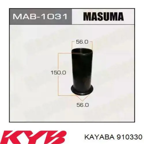 910330 Kayaba pára-choque (grade de proteção de amortecedor traseiro + bota de proteção)