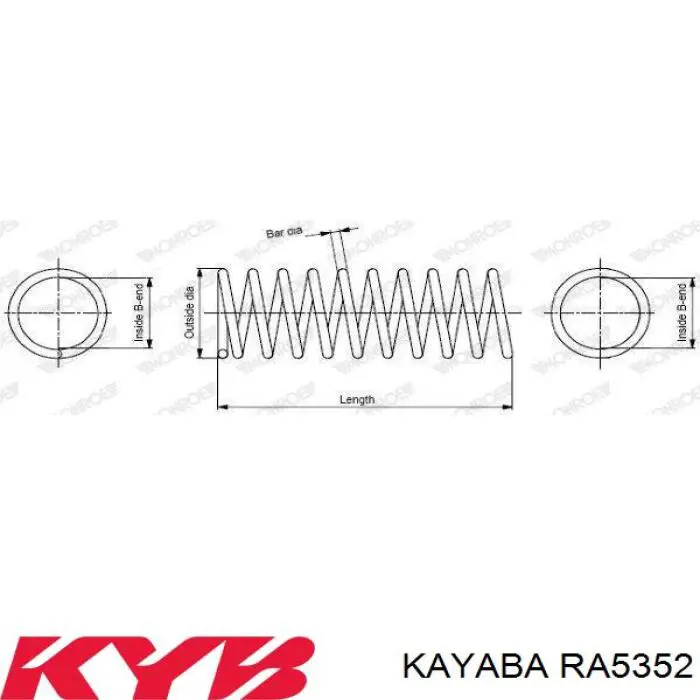 Пружина задняя Kayaba RA5352
