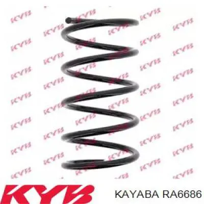 RA6686 Kayaba пружина задняя