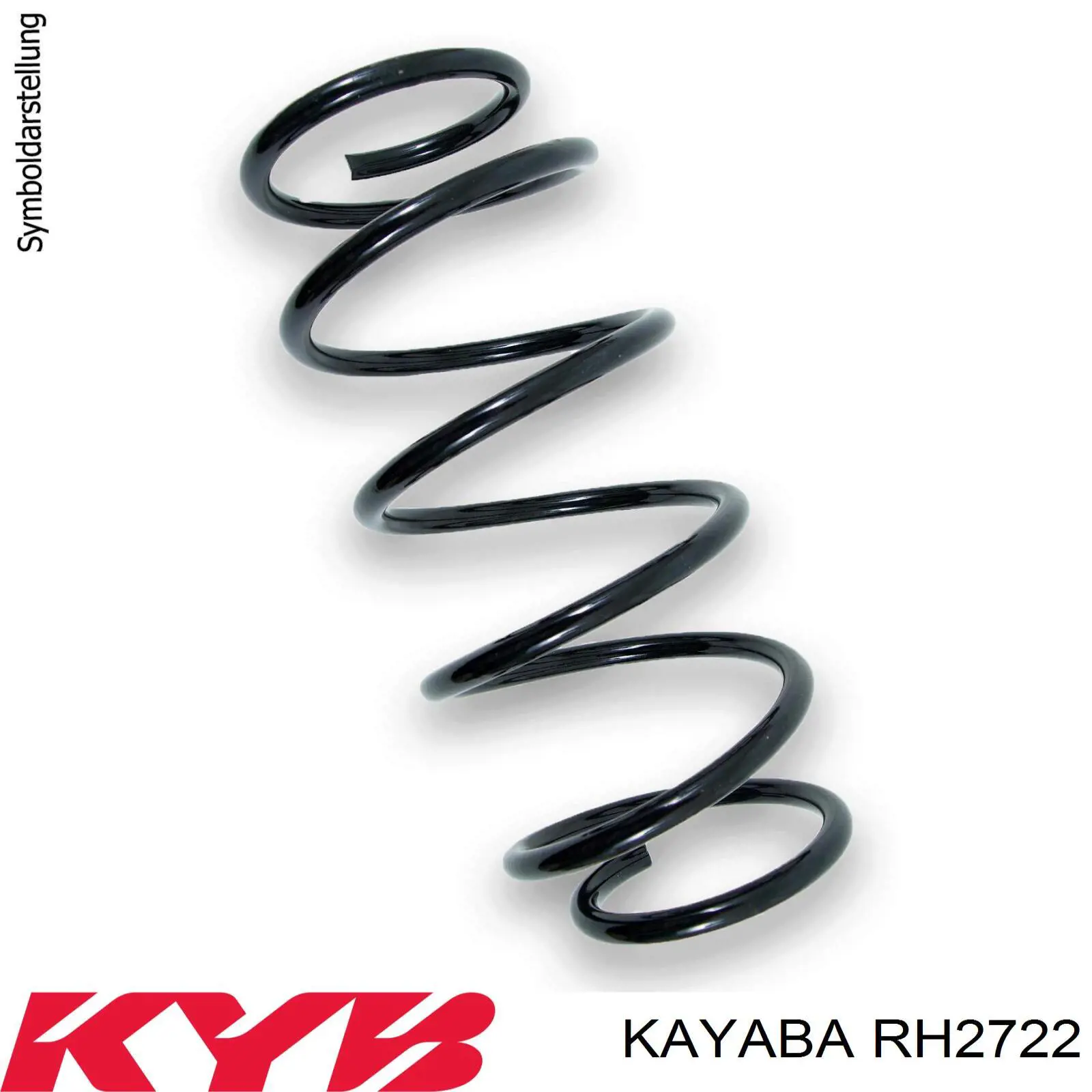 RH2722 Kayaba пружина передняя
