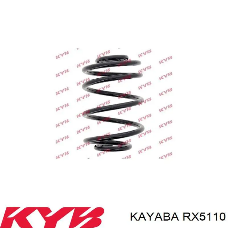 Muelle de suspensión eje trasero RX5110 Kayaba