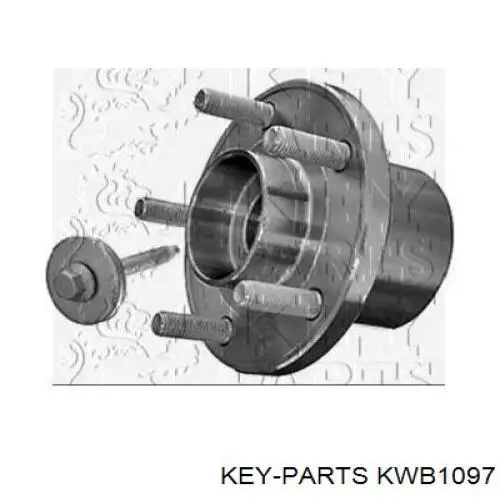 Ступица передняя KWB1097 KEY Parts