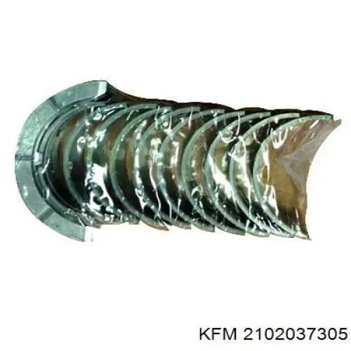 Купить 2102037200 Hyundai/Kia Вкладыши коленвала, коренные, комплект, стандарт (STD)