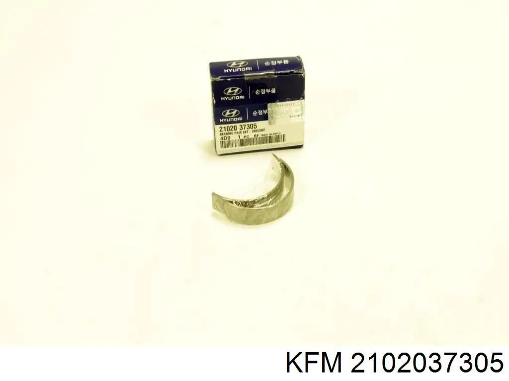 2102037305 KFM вкладыши коленвала коренные, комплект, стандарт (std)