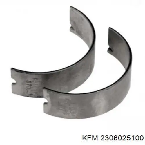 2306025100 KFM вкладыши коленвала шатунные, комплект, стандарт (std)