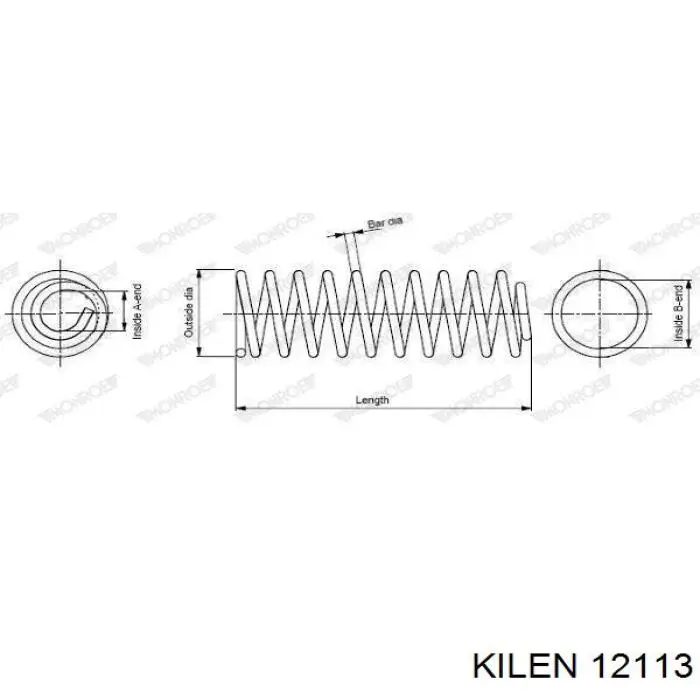 Купить 7637216 Fiat/Alfa/Lancia Винтовая пружина подвеска