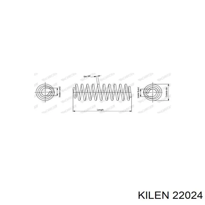 Передняя пружина 22024 Kilen