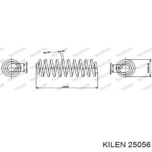 25056 Kilen Пружина передней подвески