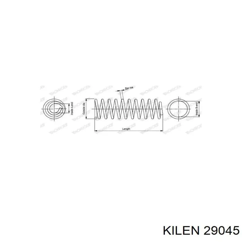 Купить 29045 Kilen Винтовая пружина подвеска