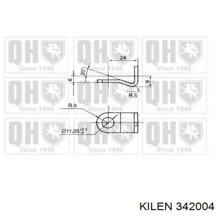 Амортизатор капота газовый Kilen 342004 цена, от 16.10 USD