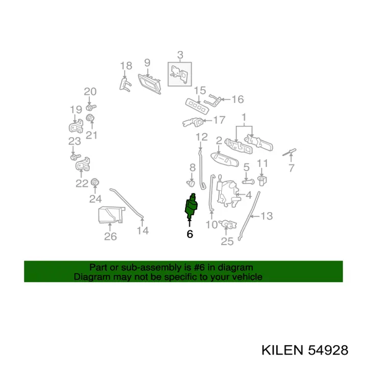 Задняя пружина 54928 Kilen