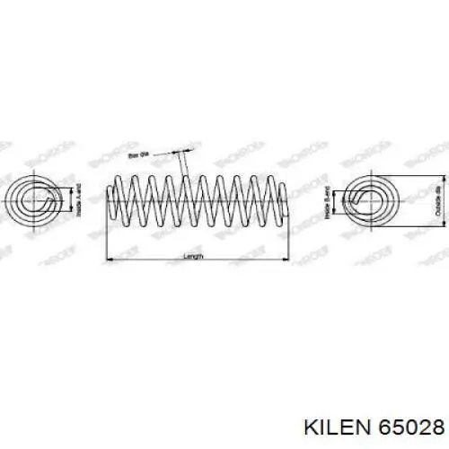 Задняя пружина 65028 Kilen