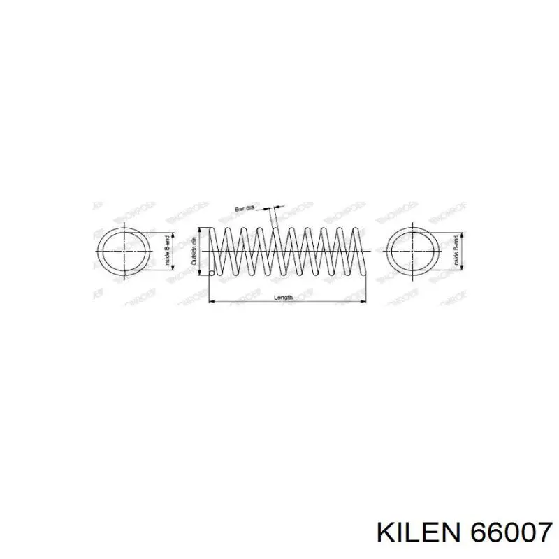 Задняя пружина 66007 Kilen
