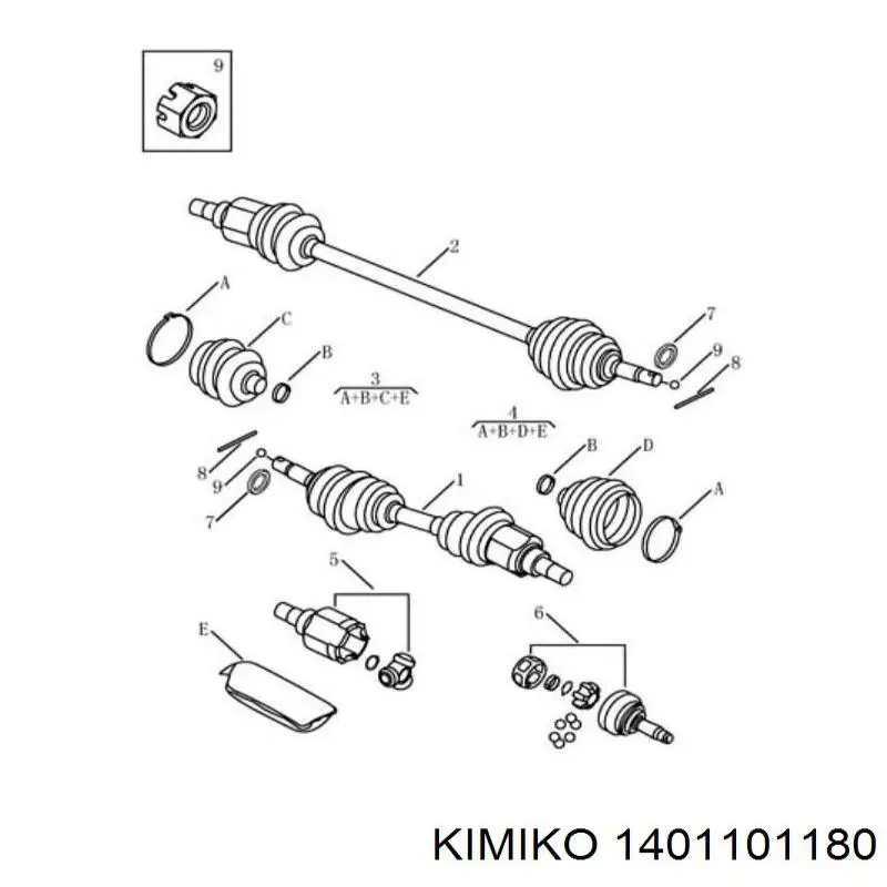 Купить KCV823023 Konner Внешняя граната