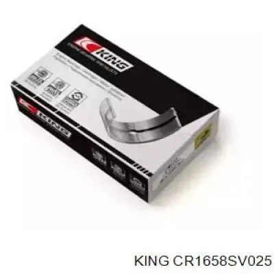 Вкладыши коленвала, шатунные, комплект, 1-й ремонт (+0,25) King CR1658SV025 цена, от 16.29 USD