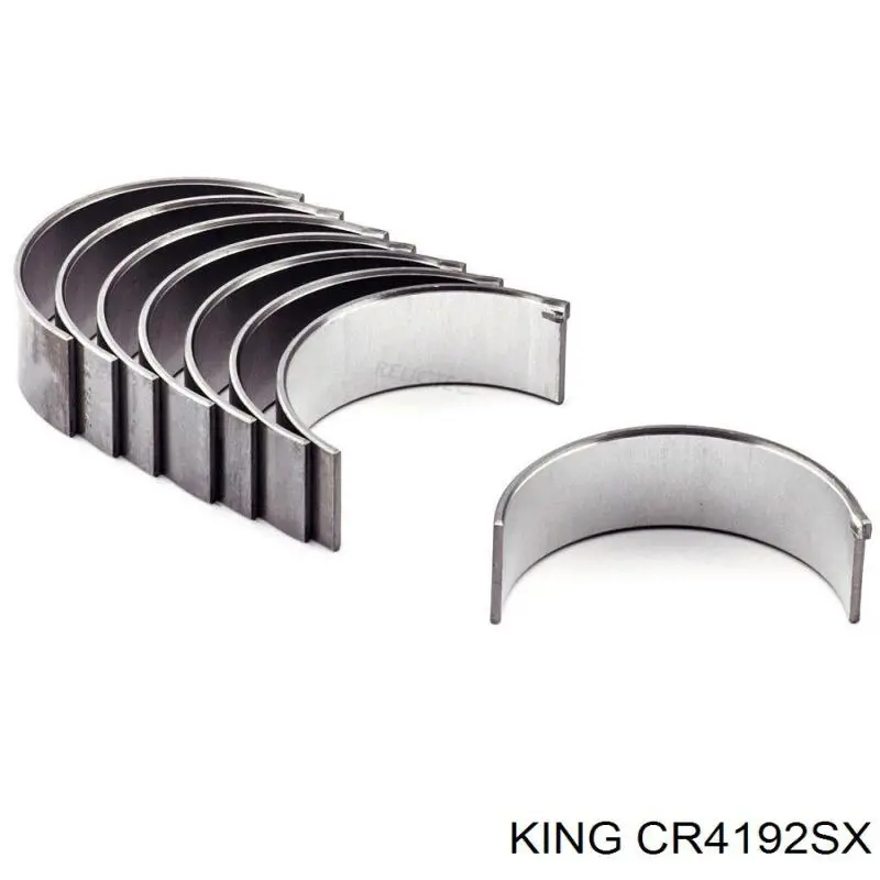 CR4192SX King вкладыши коленвала шатунные, комплект, стандарт (std)