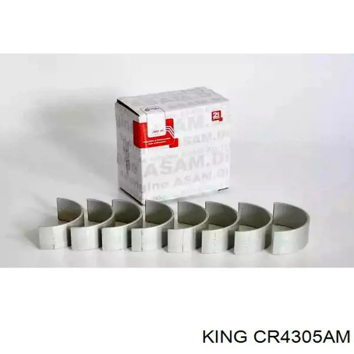 CR4305AM King вкладыши коленвала шатунные, комплект, стандарт (std)