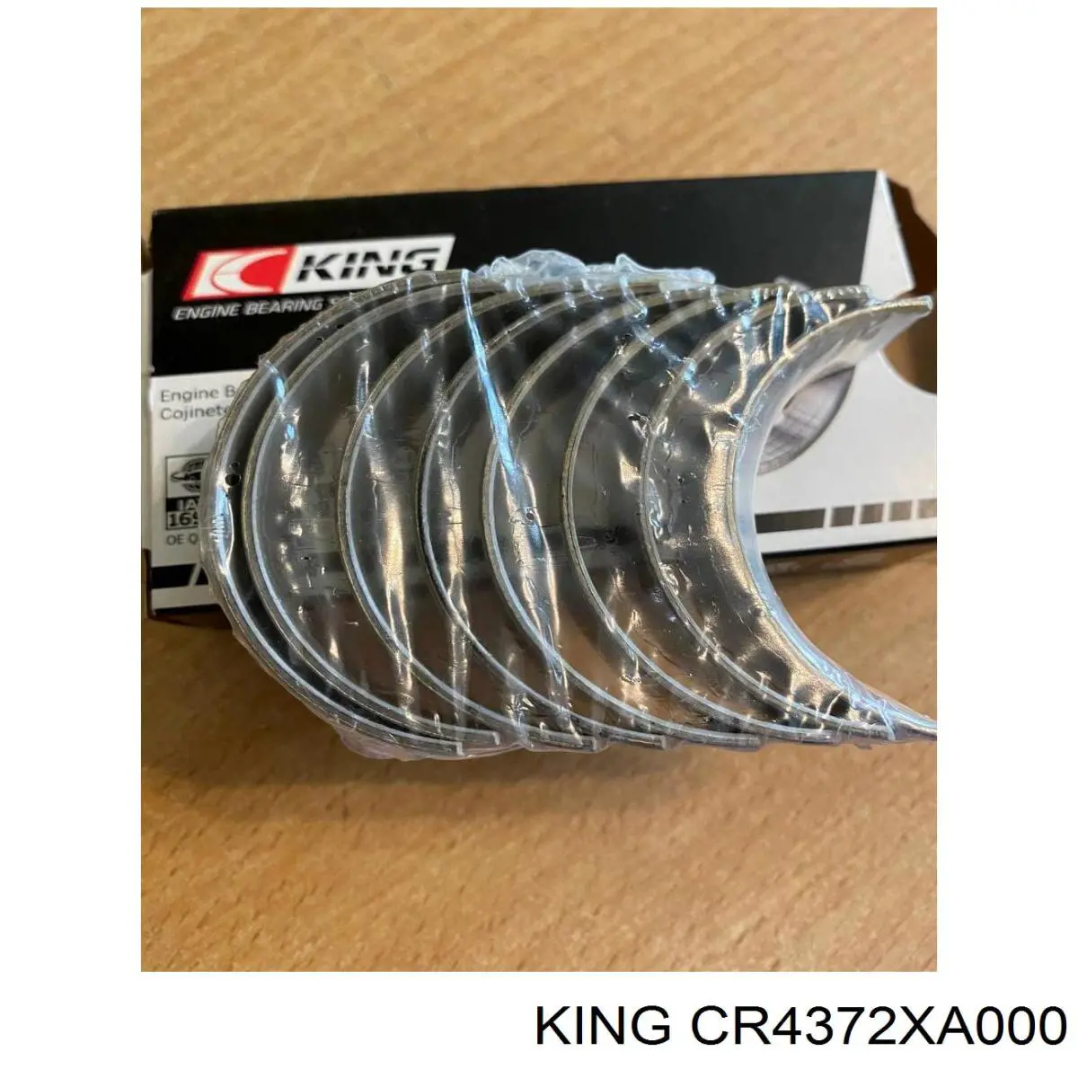Шатунные вкладыши коленчатого вала King CR4372XA000 цена, от 37.20 USD