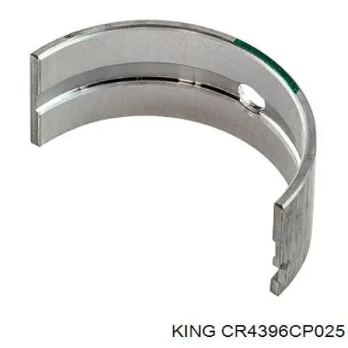 CR4396CP025 King вкладыши коленвала шатунные, комплект, 1-й ремонт (+0,25)