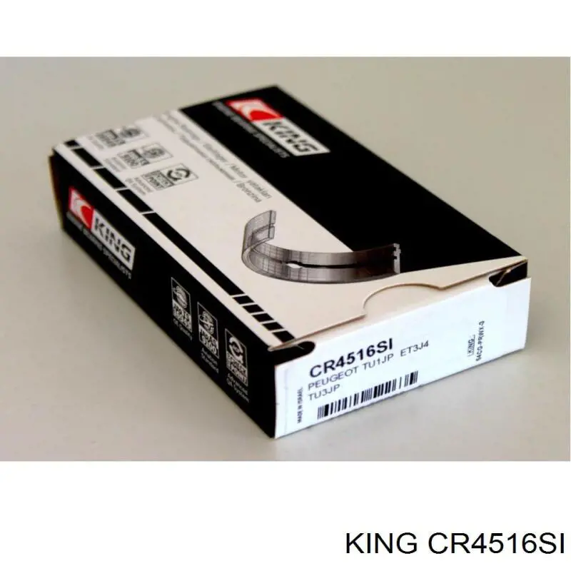 CR4516SI King вкладыши коленвала шатунные, комплект, стандарт (std)
