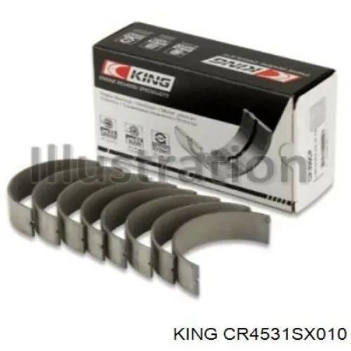 CR4531SX010 King Вкладыши коленвала шатунные комплект 1-й ремонт