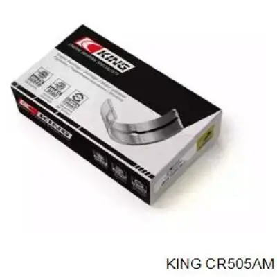 CR505AM King вкладыши коленвала шатунные, комплект, стандарт (std)