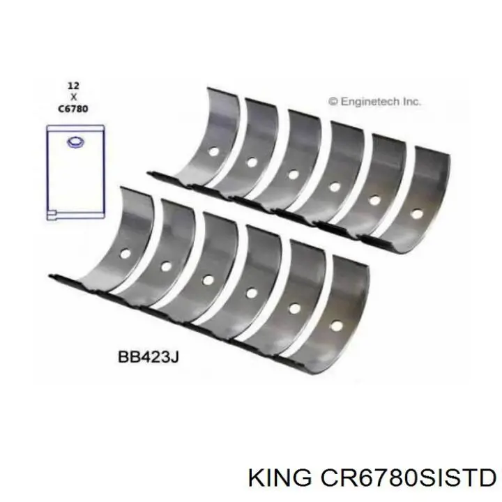 CR6780SI King Комплект подшипников скольжения