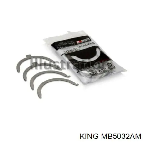 MB5032AM King Подшипник скольжения коленвала