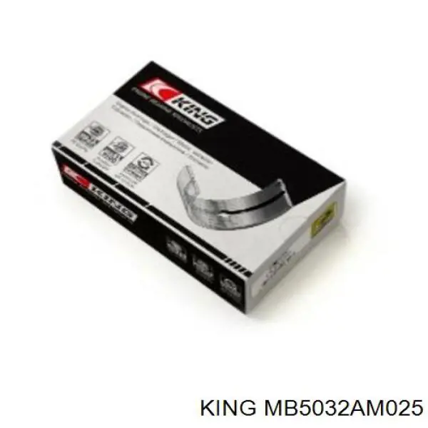 MB5032AM025 King Комплект подшипников скольжения коленвала