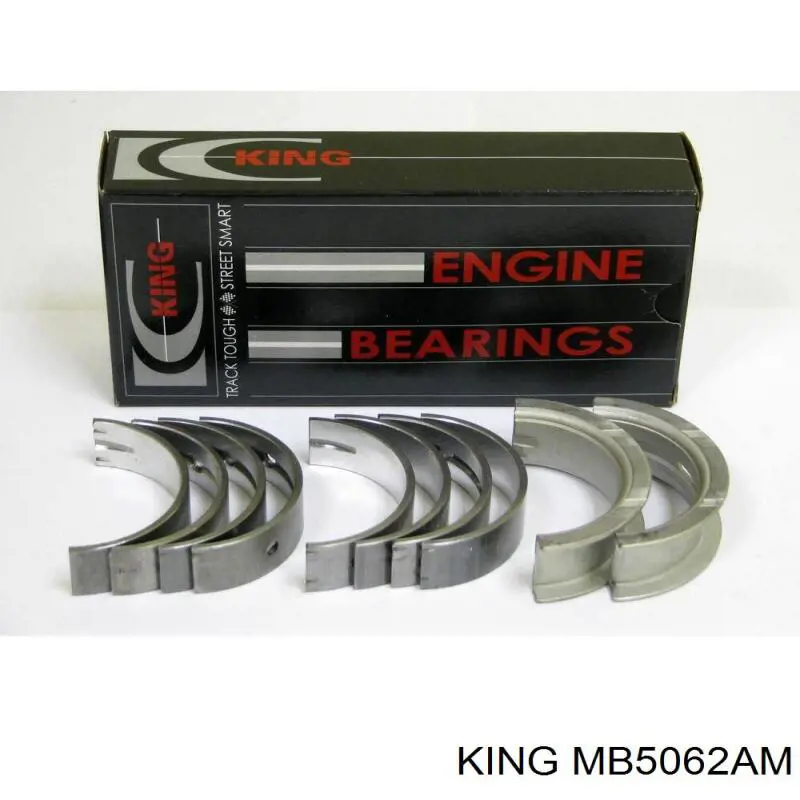 mb5062am King вкладыши коленвала коренные, комплект, стандарт (std)
