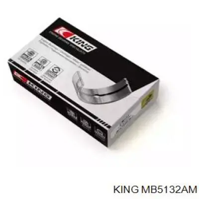 MB5132AM STD King вкладыши коленвала коренные, комплект, стандарт (std)