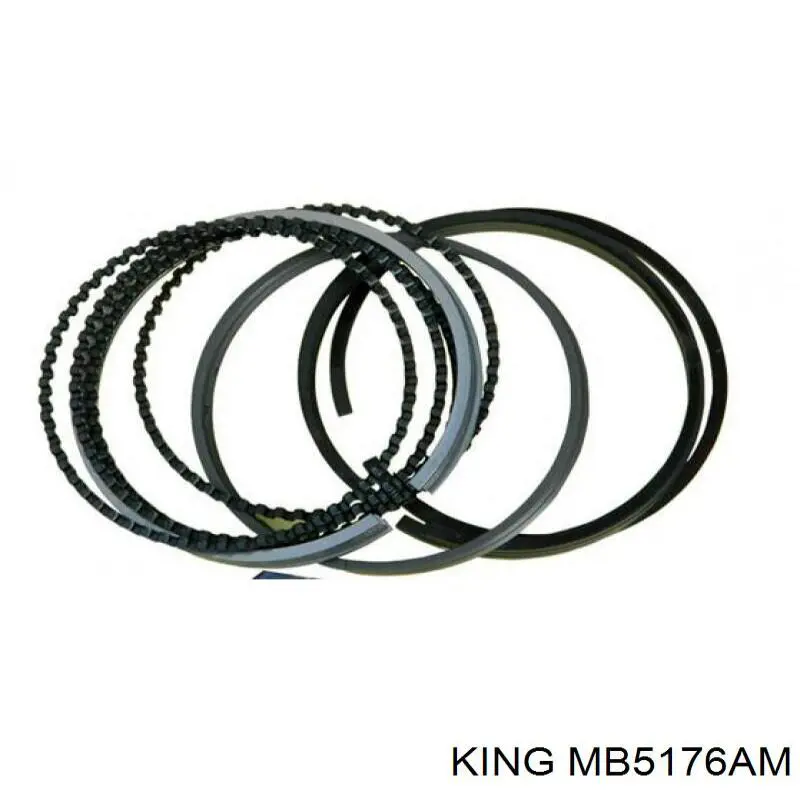 MB5176AM King вкладыши коленвала коренные, комплект, стандарт (std)