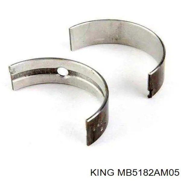 Вкладиші колінвала, корінні, комплект, 2-й ремонт (+0,50) MB5182AM05 King