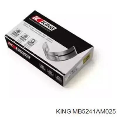 Mb5241025 King вкладыши коленвала коренные, комплект, 1-й ремонт (+0,25)