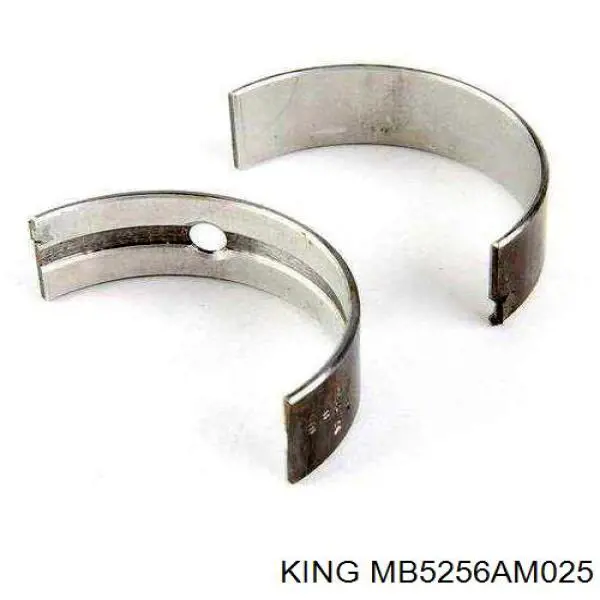 Вкладыши коленвала коренные, комплект, 1-й ремонт (+0,25) MB5256AM025 King